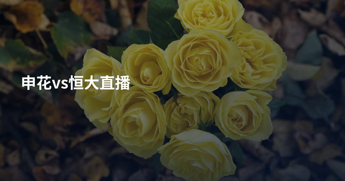 申花vs恒大直播