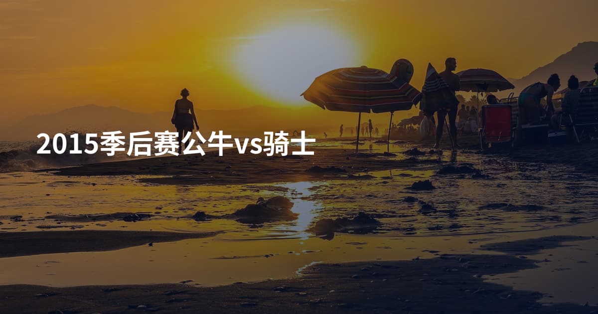 2015季后赛公牛vs骑士
