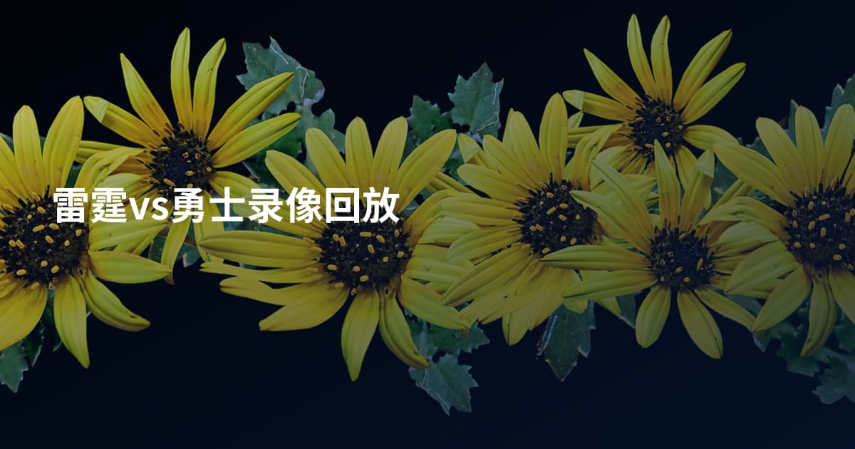 雷霆vs勇士录像回放