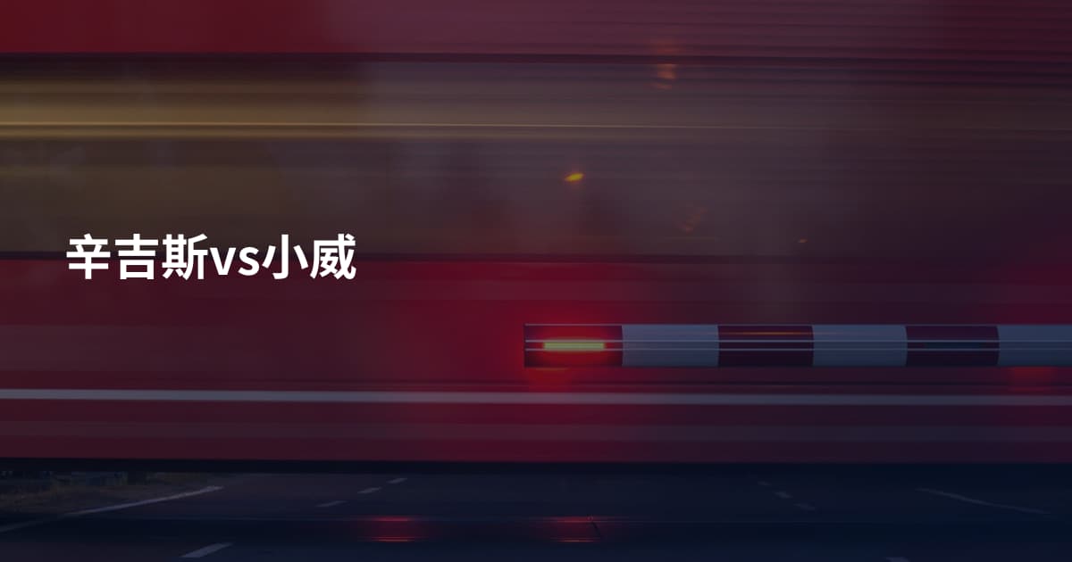 辛吉斯vs小威