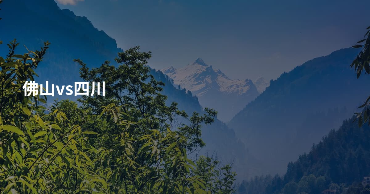 佛山vs四川