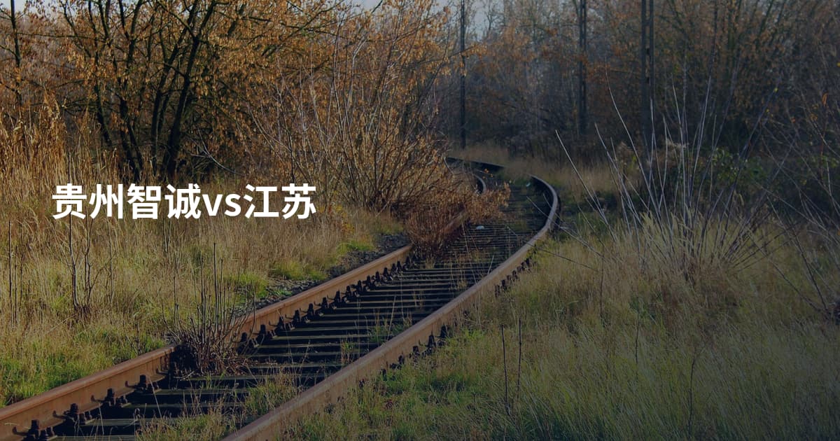 贵州智诚vs江苏