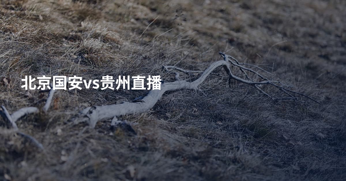 北京国安vs贵州直播