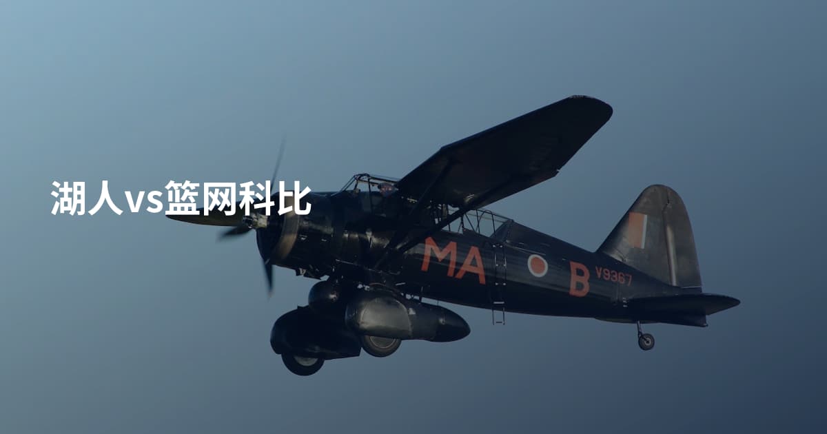 湖人vs篮网科比