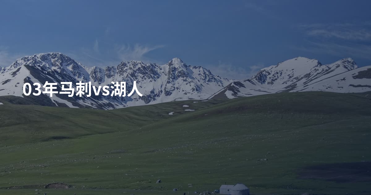 03年马刺vs湖人