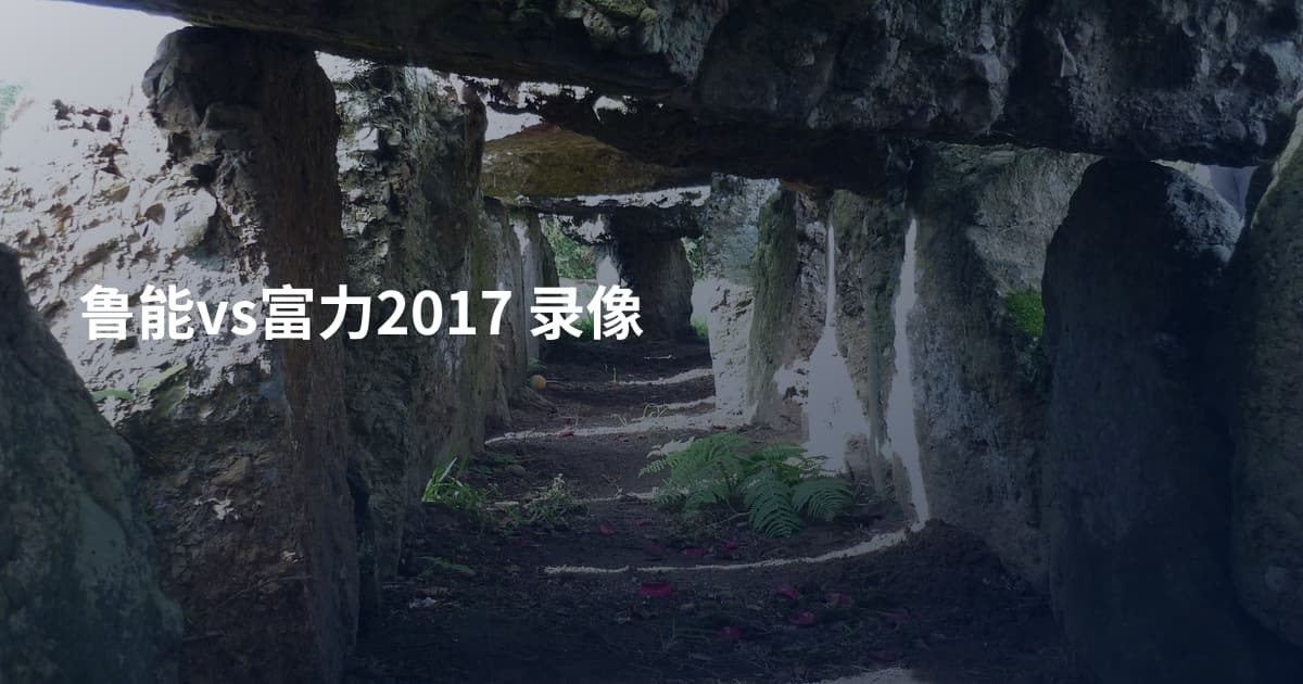 鲁能vs富力2017 录像