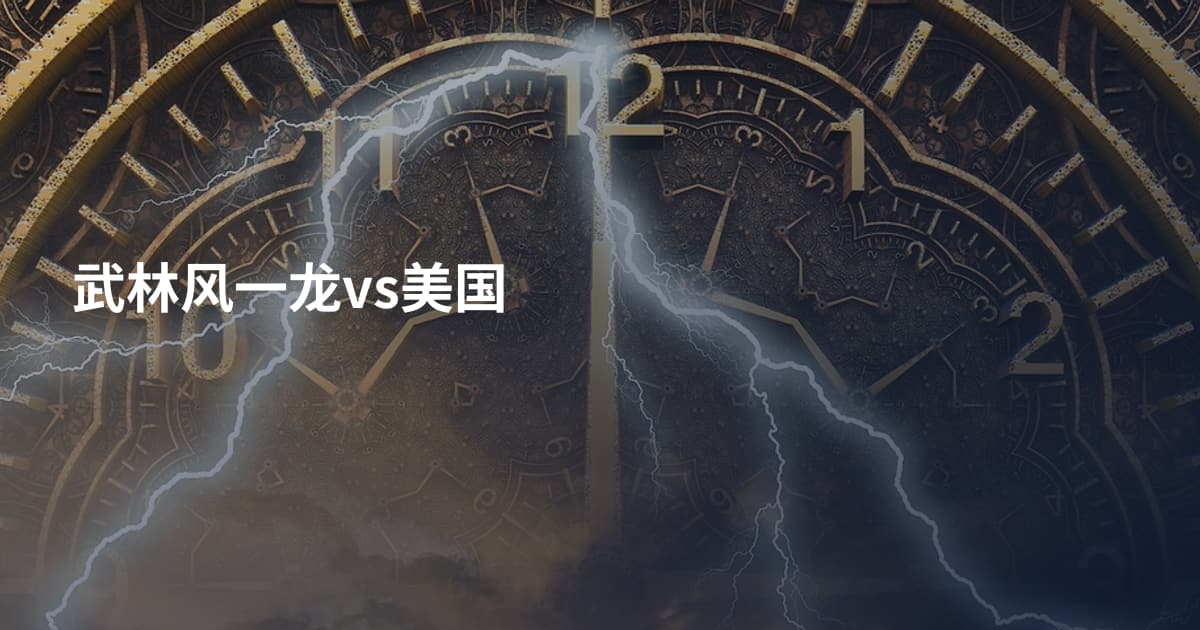 武林风一龙vs美国