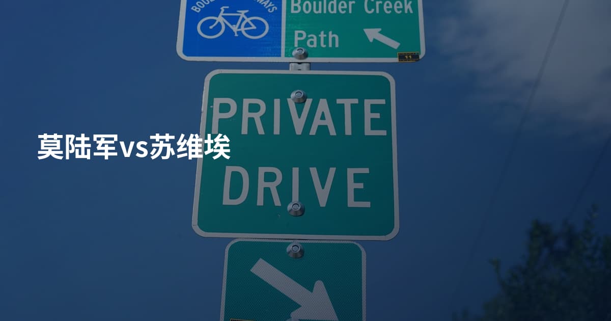 莫陆军vs苏维埃