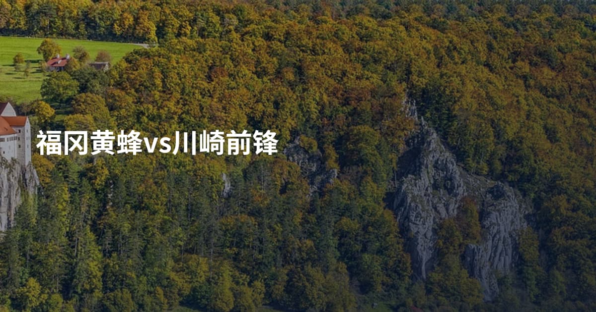 福冈黄蜂vs川崎前锋