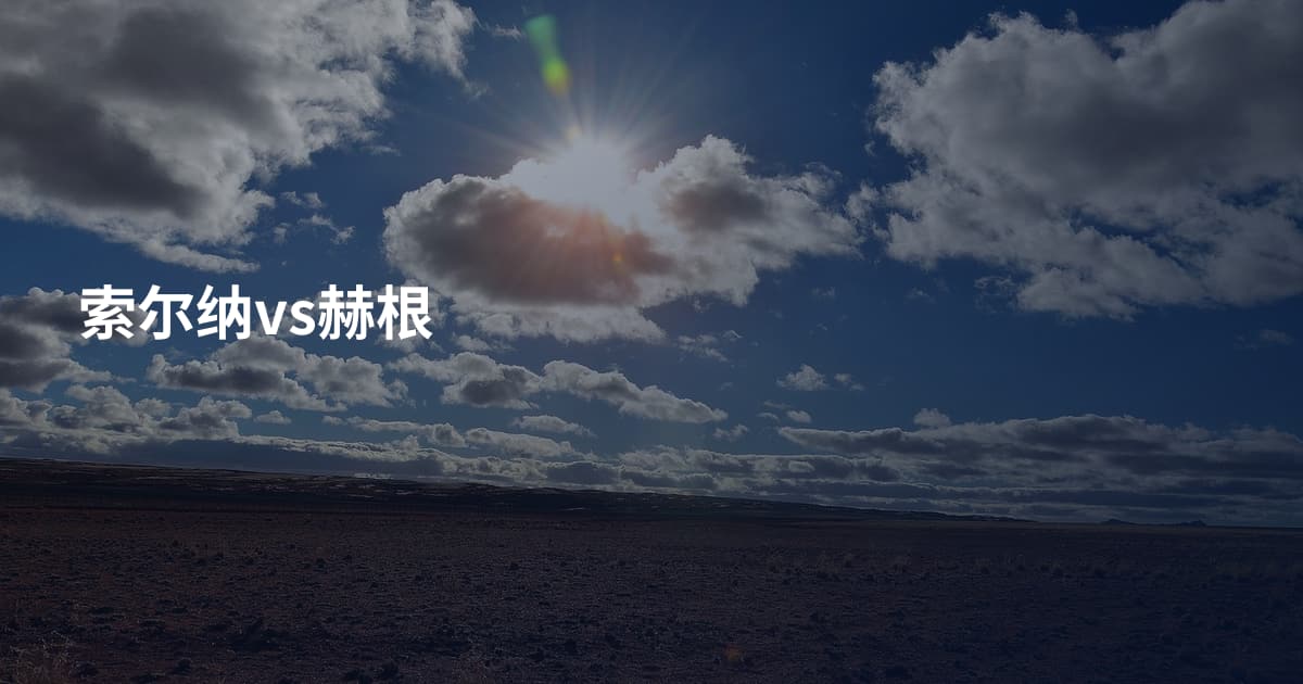 索尔纳vs赫根