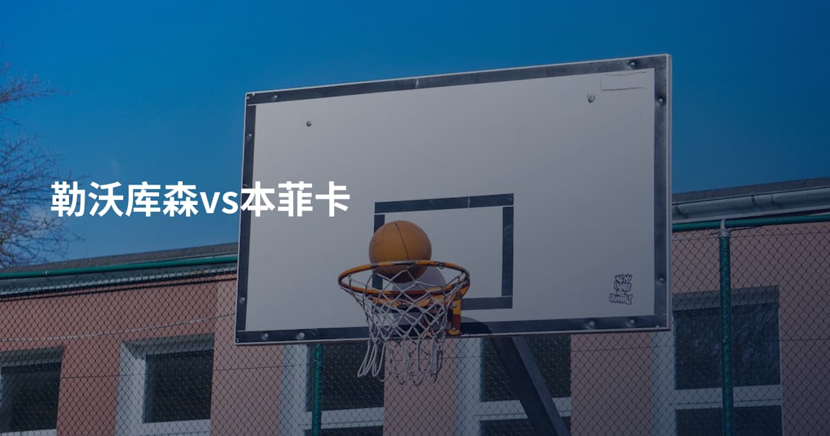 勒沃库森vs本菲卡