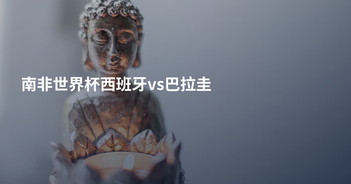 南非世界杯西班牙vs巴拉圭