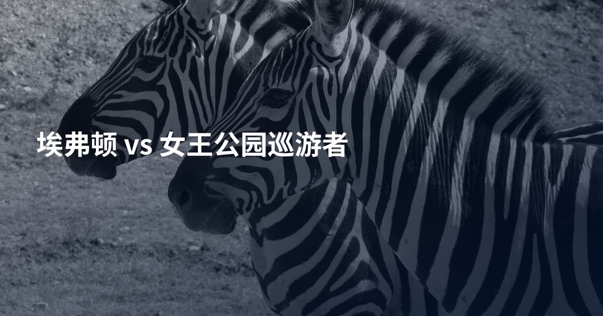 埃弗顿 vs 女王公园巡游者