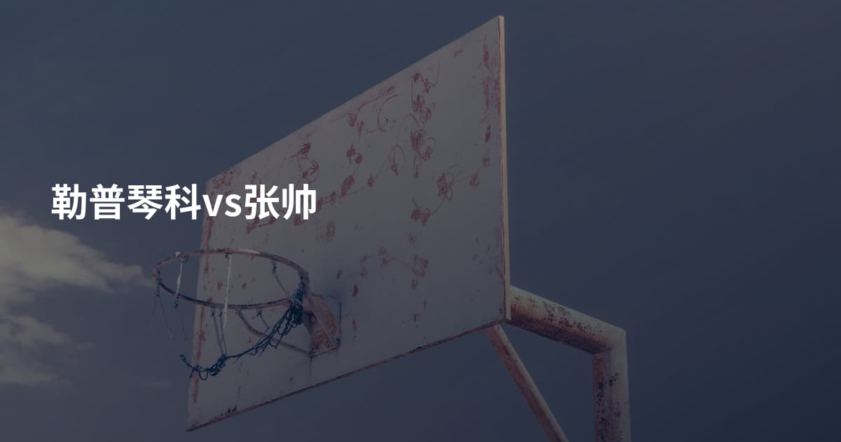 勒普琴科vs张帅