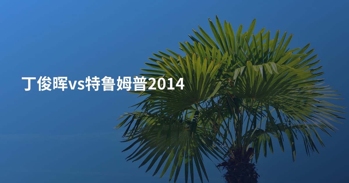丁俊晖vs特鲁姆普2014