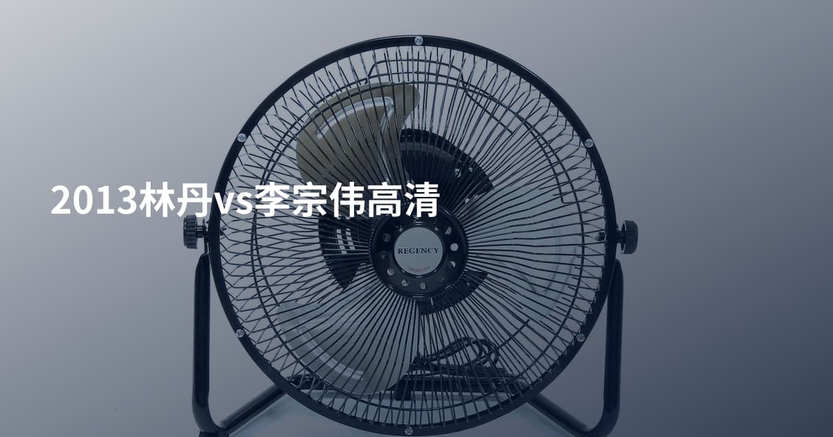 2013林丹vs李宗伟高清