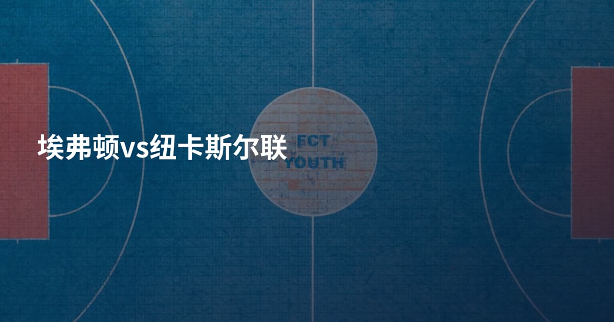 埃弗顿vs纽卡斯尔联