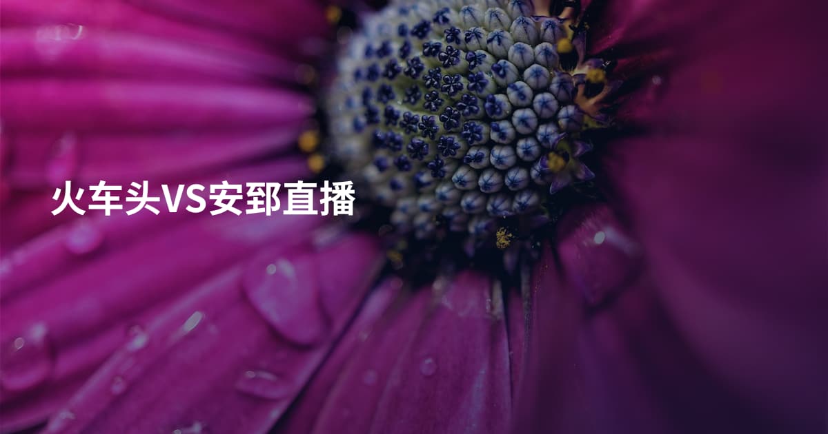 火车头VS安郅直播
