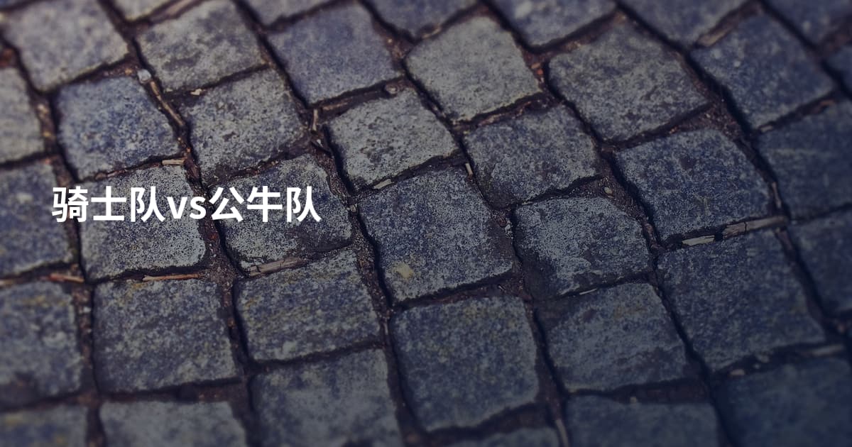 骑士队vs公牛队