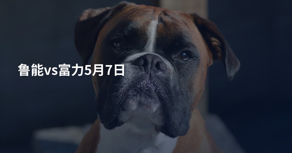 鲁能vs富力5月7日