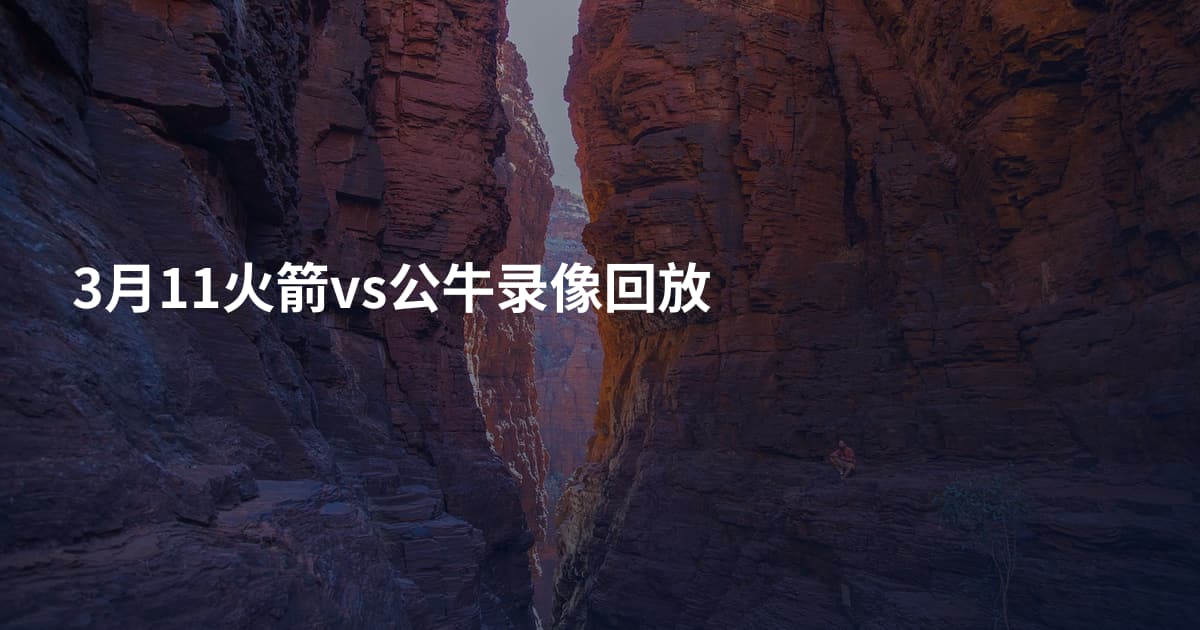 3月11火箭vs公牛录像回放