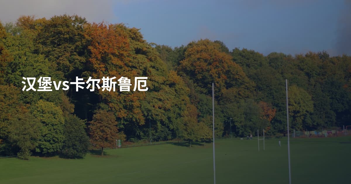 汉堡vs卡尔斯鲁厄