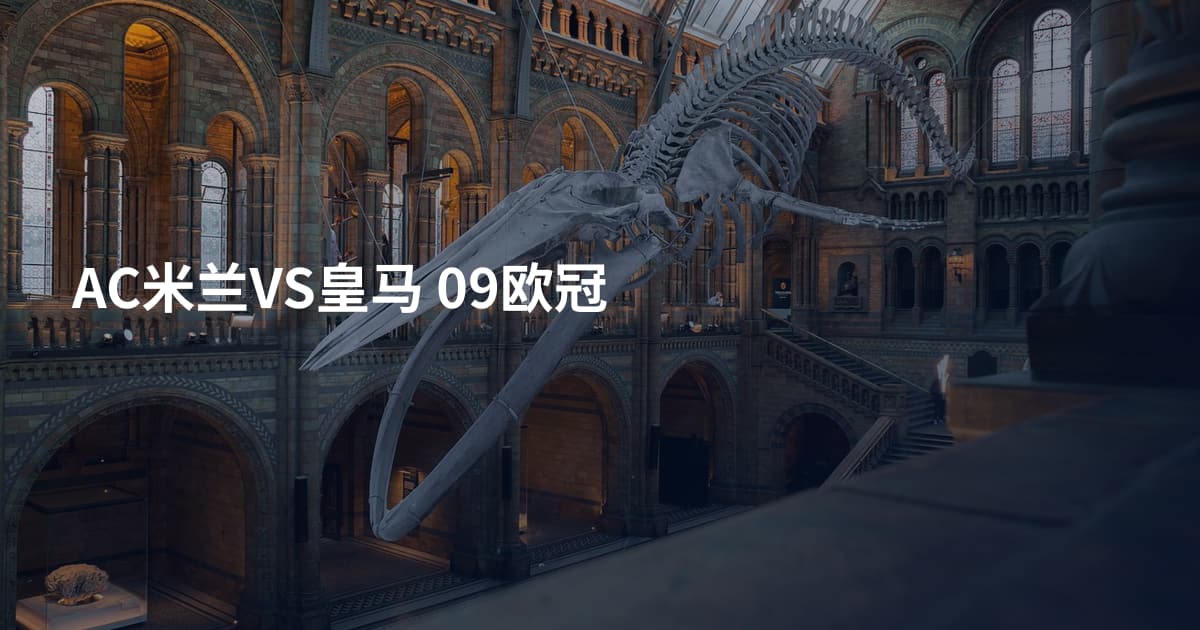 AC米兰VS皇马 09欧冠