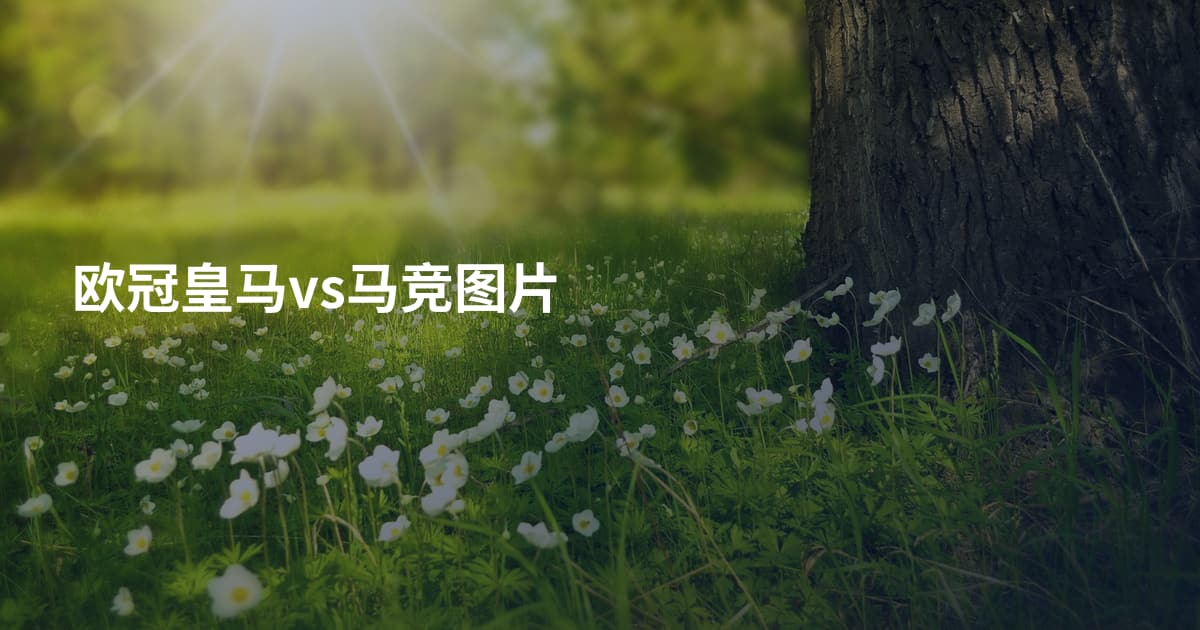 欧冠皇马vs马竞图片
