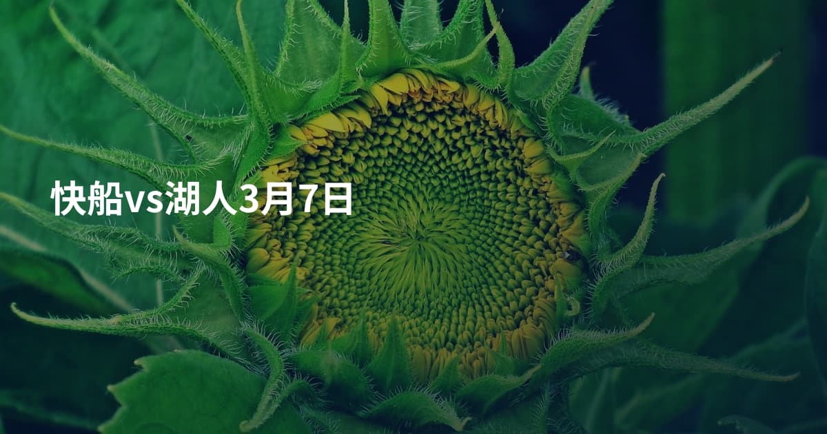 快船vs湖人3月7日