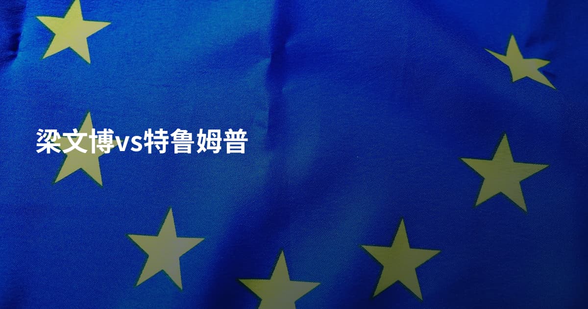 梁文博vs特鲁姆普