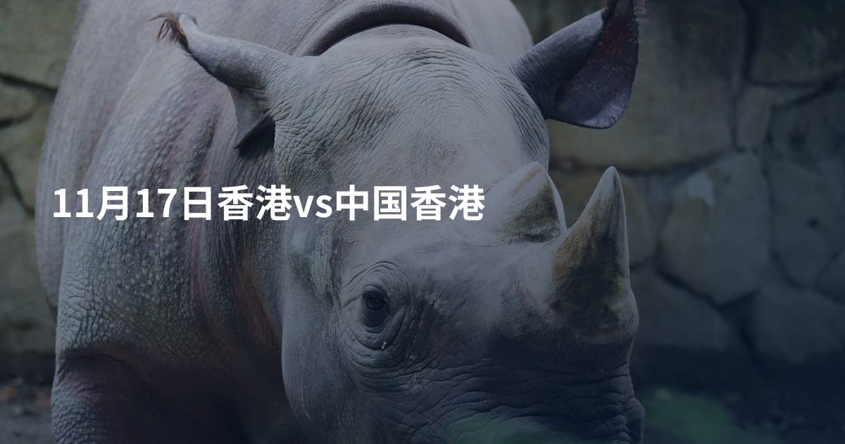 11月17日香港vs中国香港