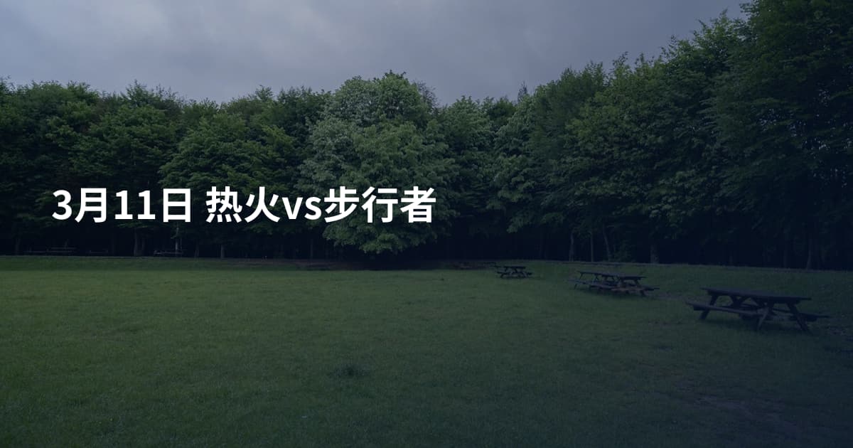 3月11日 热火vs步行者