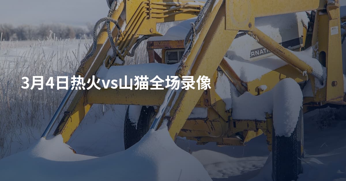 3月4日热火vs山猫全场录像