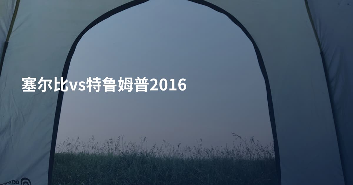 塞尔比vs特鲁姆普2016