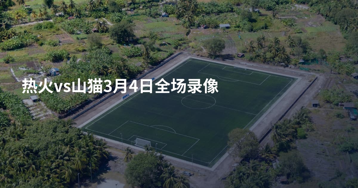热火vs山猫3月4日全场录像