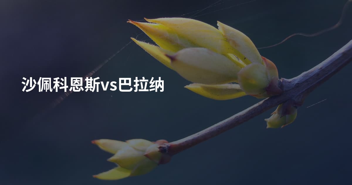 沙佩科恩斯vs巴拉纳