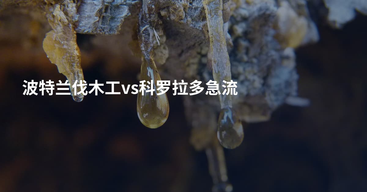 波特兰伐木工vs科罗拉多急流