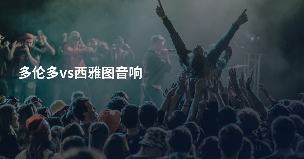 多伦多vs西雅图音响