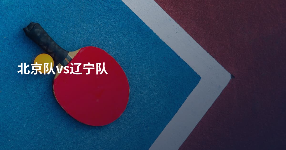 北京队vs辽宁队