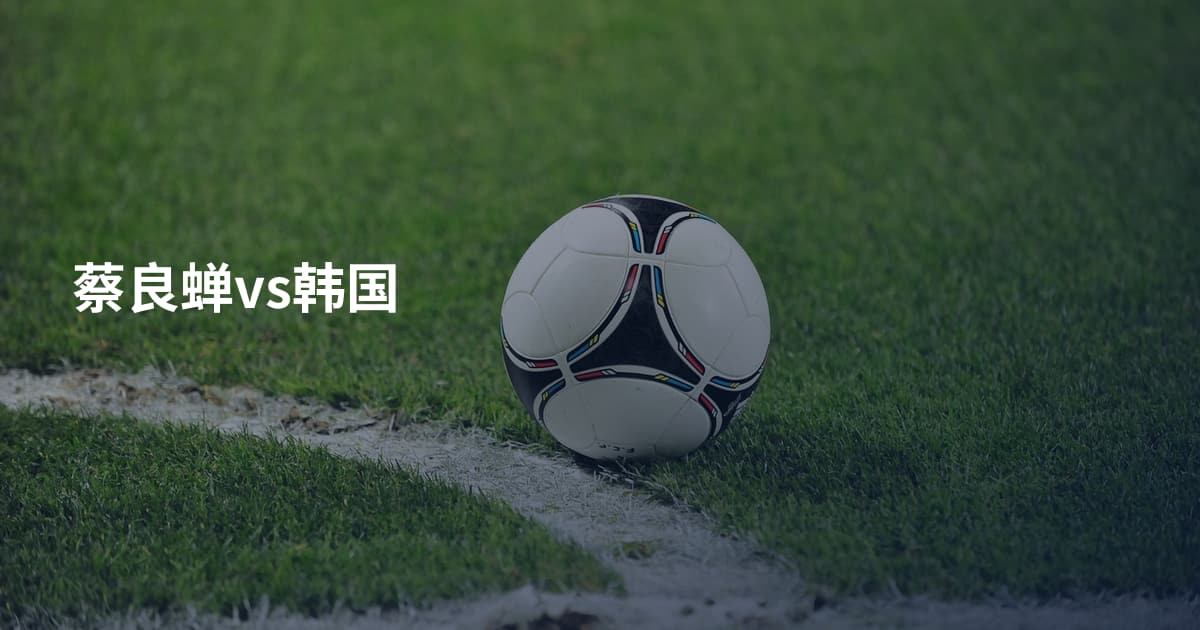 蔡良蝉vs韩国