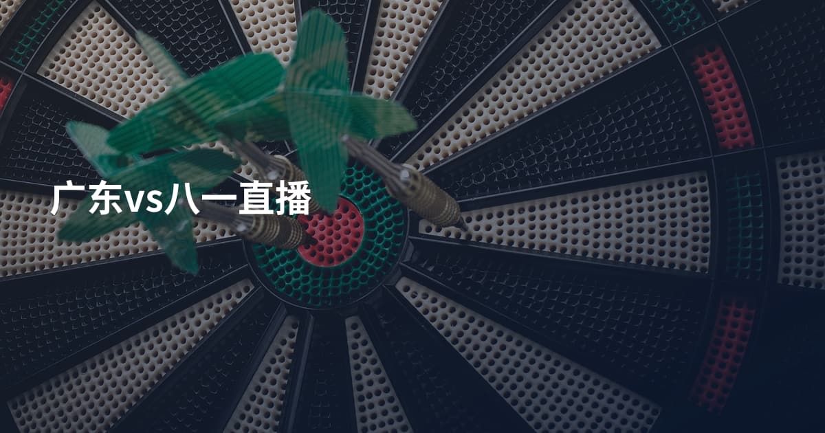 广东vs八一直播