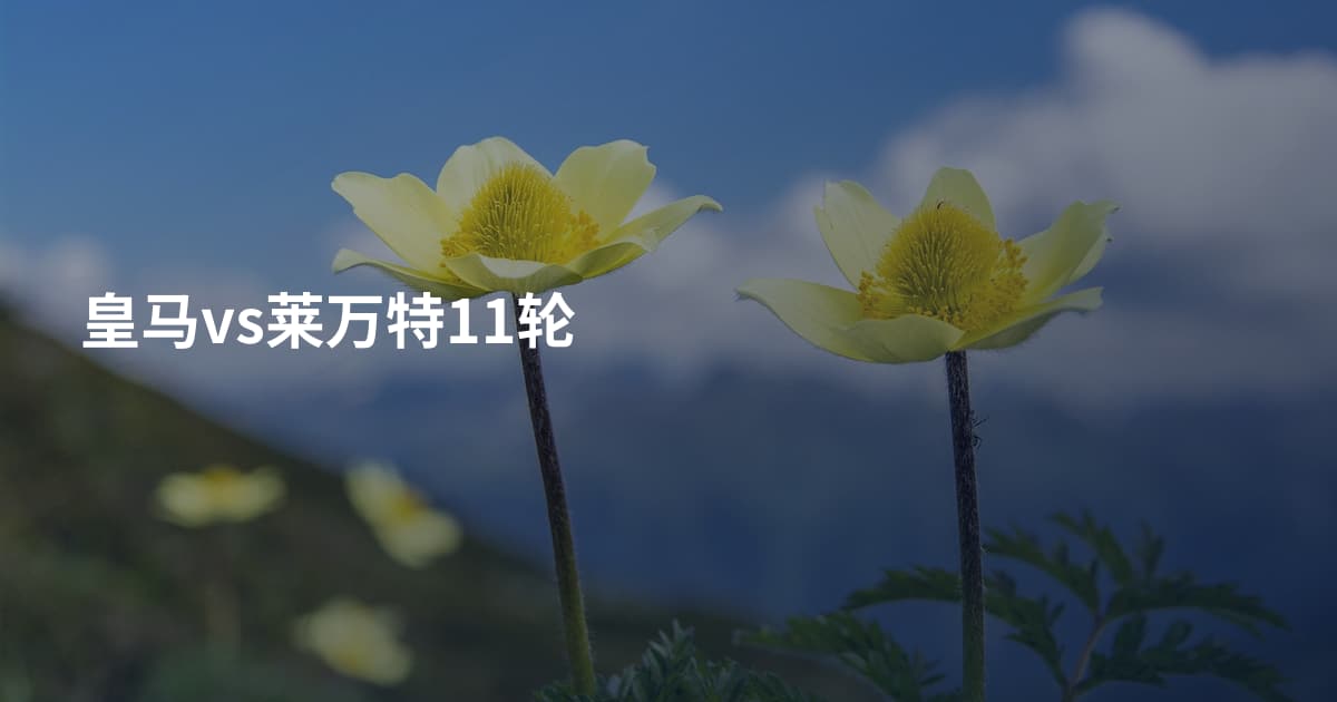 皇马vs莱万特11轮