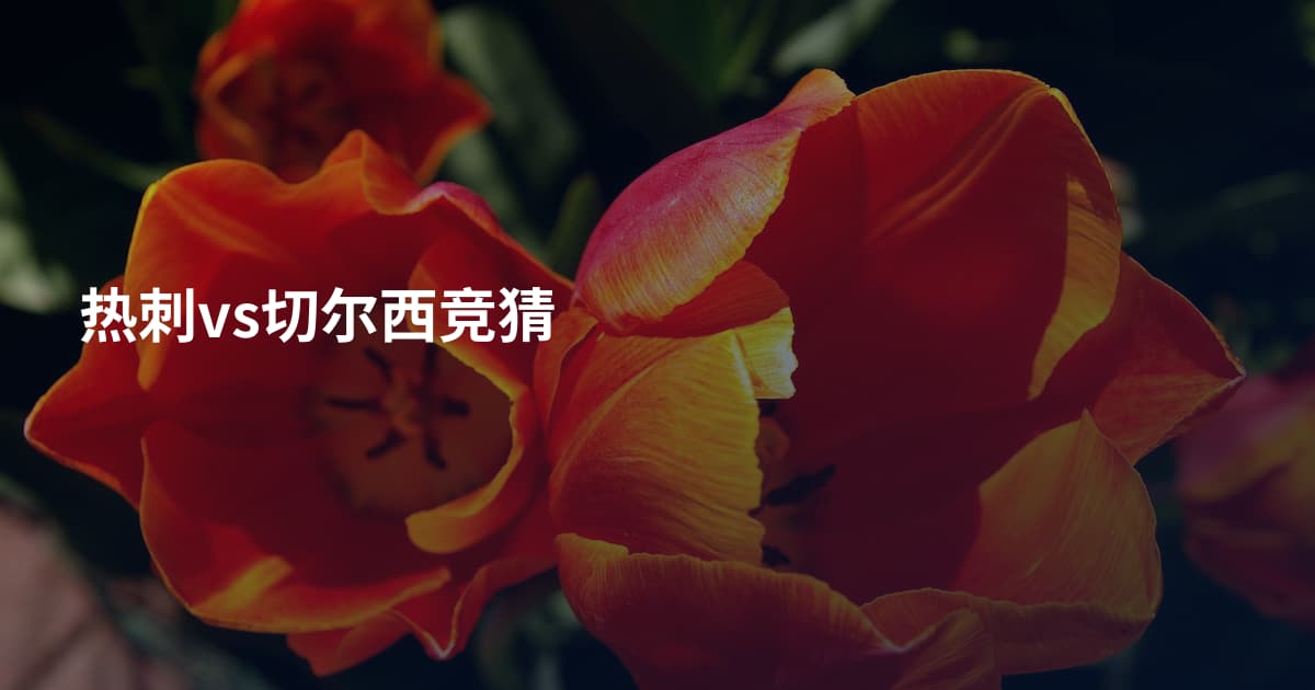 热刺vs切尔西竞猜