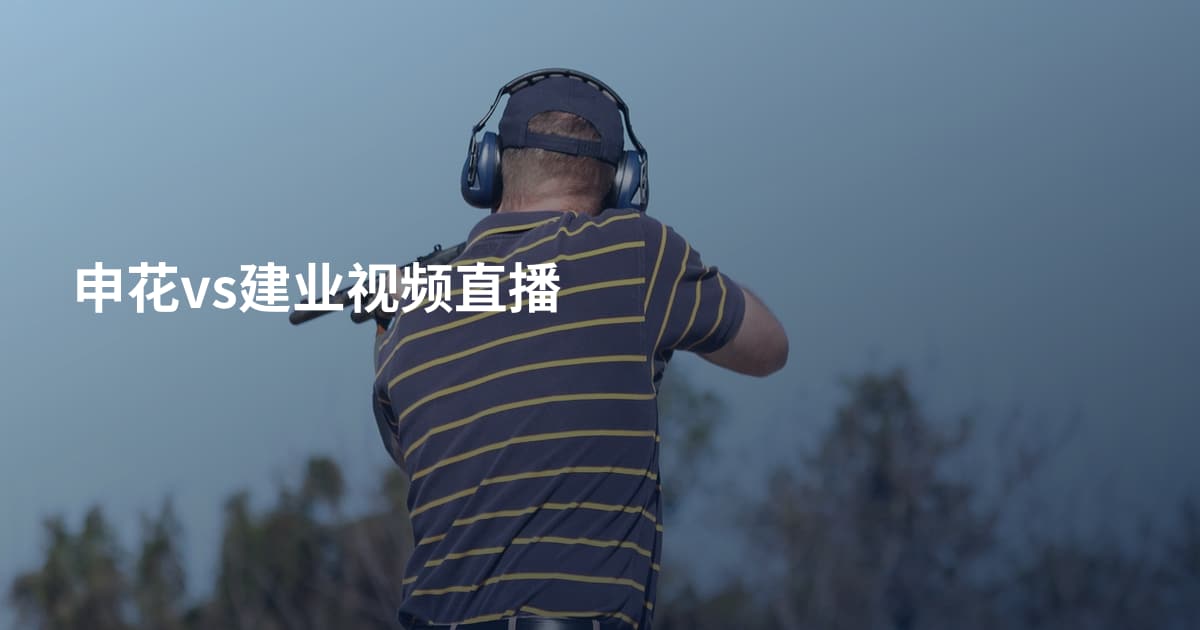 申花vs建业视频直播