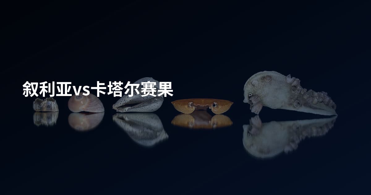 叙利亚vs卡塔尔赛果