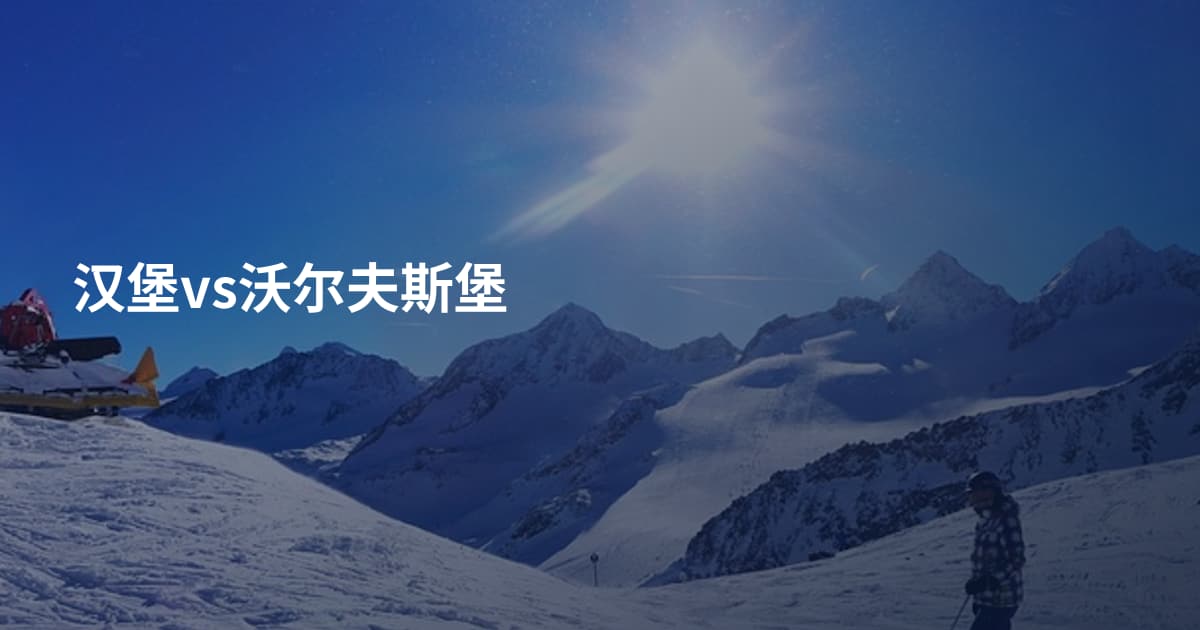 汉堡vs沃尔夫斯堡