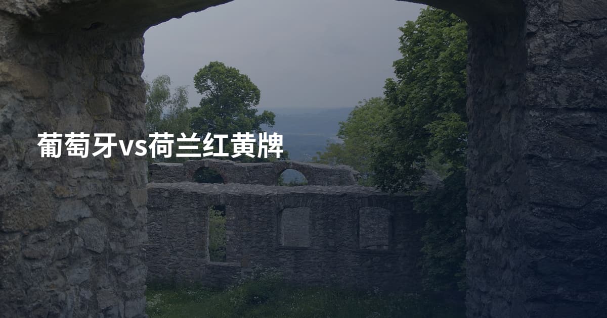 葡萄牙vs荷兰红黄牌