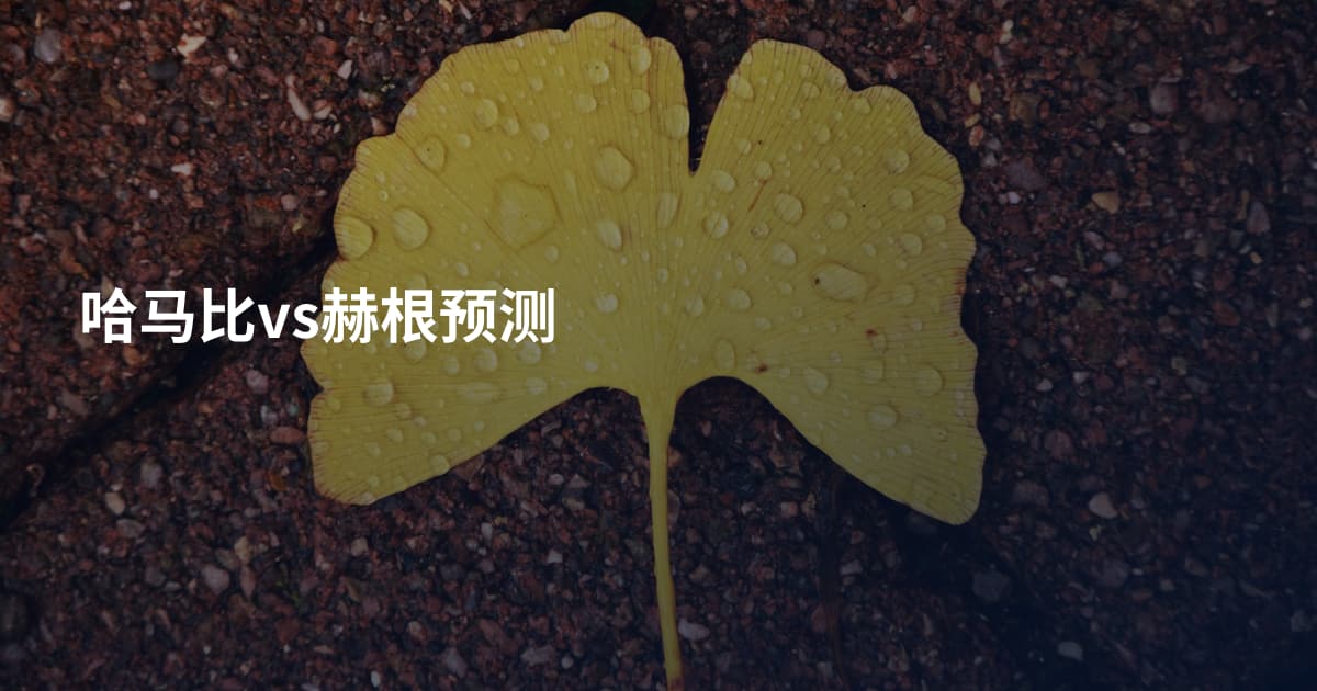 哈马比vs赫根预测