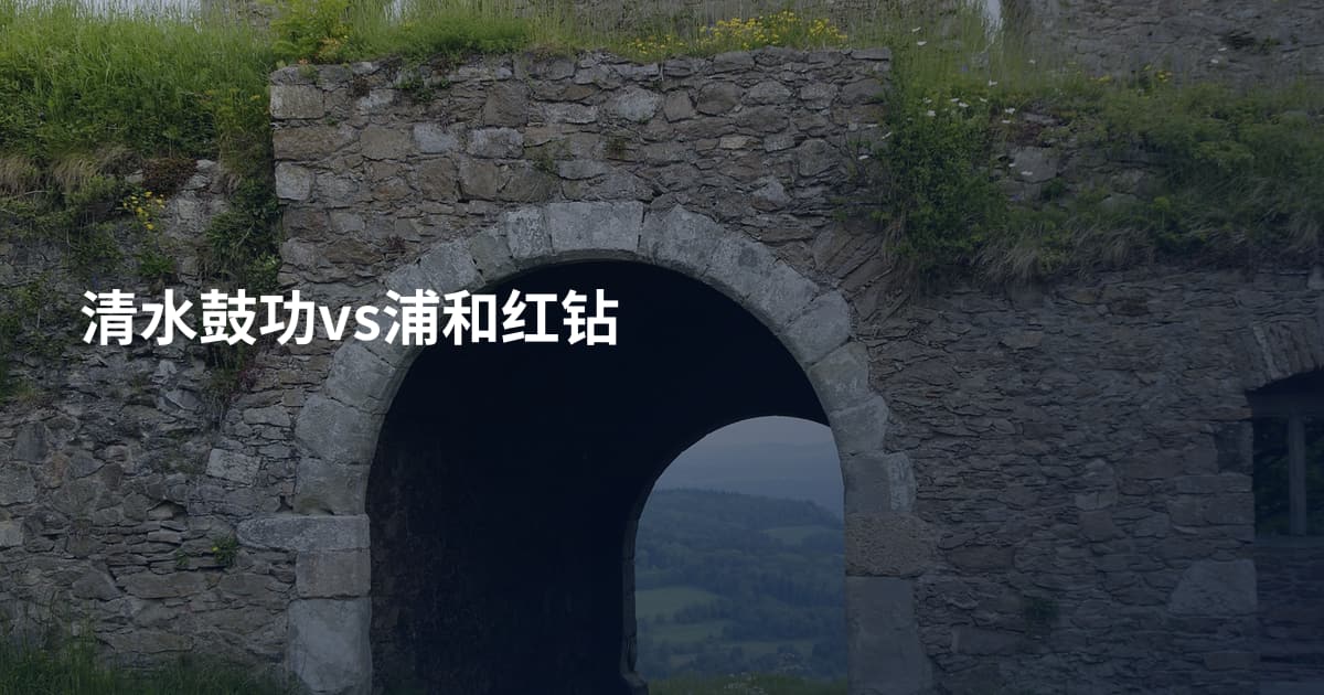 清水鼓功vs浦和红钻