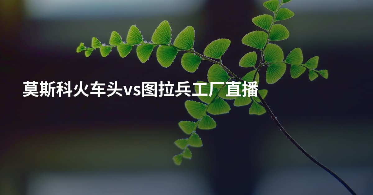 莫斯科火车头vs图拉兵工厂直播